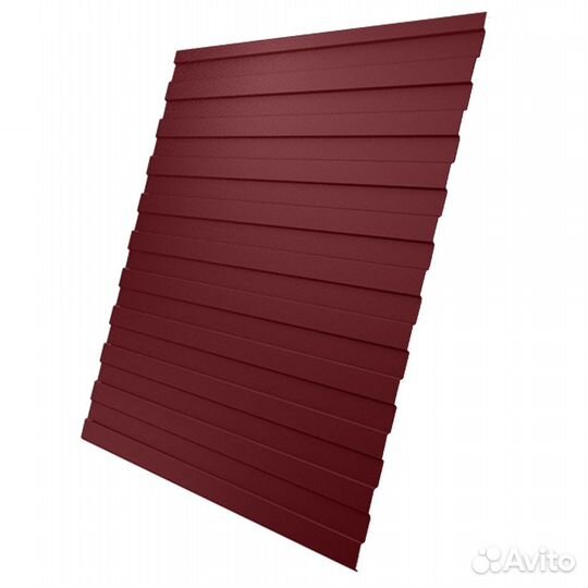 Профнастил С8 красное вино 2м толщина 0,45мм