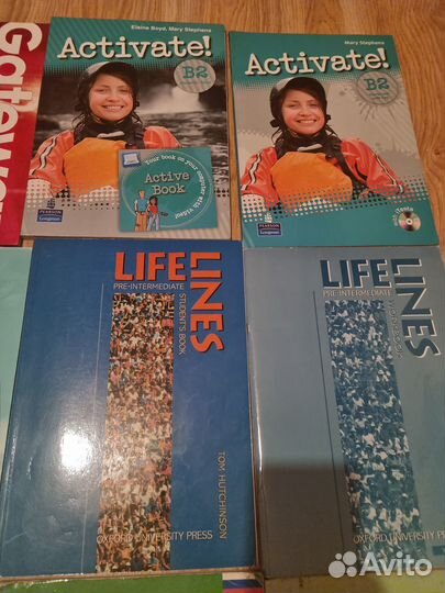 Английский язык много учебников и тетрадей