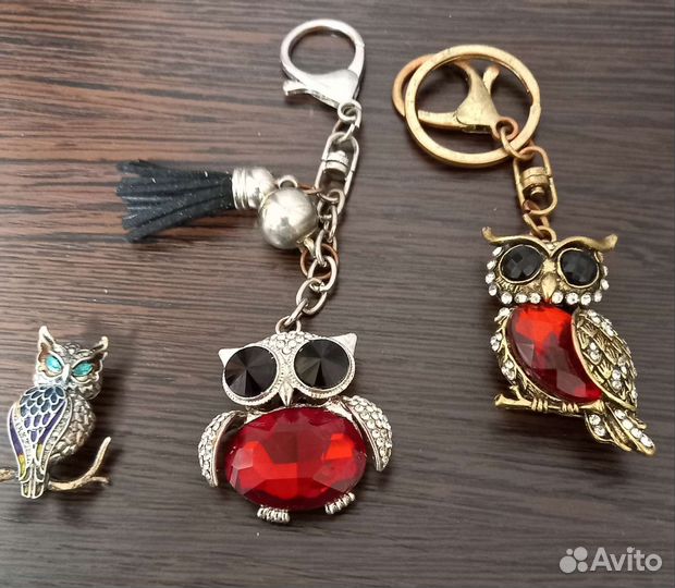 Брелок на сумку совы