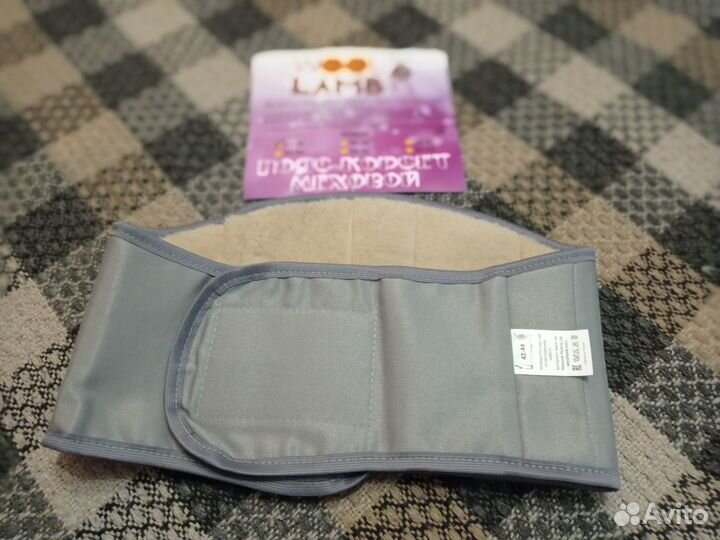 Меховой пояс-корсет, новый