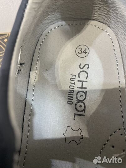 Новые легкие школьные ботинки Futurino 34