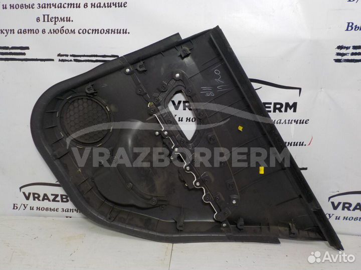 Обшивка двери задней левой (дверная карта) Chevrol