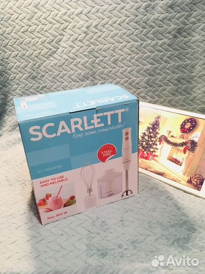 Новый Блендер погружной scarlett SC-HB42F84