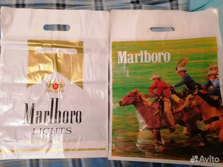 Пакеты с ручками Marlboro, LM из 90-х