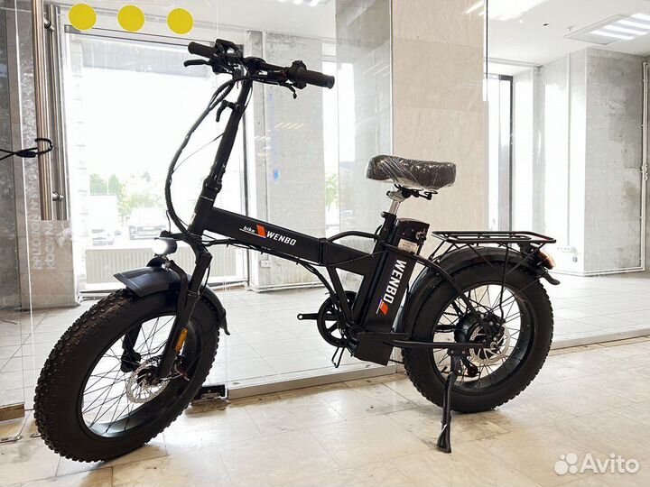 Электровелоспед фэтбайк складной wenbo