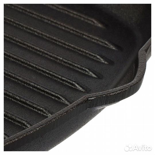 Сковорода-гриль чугунная с ручкой, 260*260 тм Гар