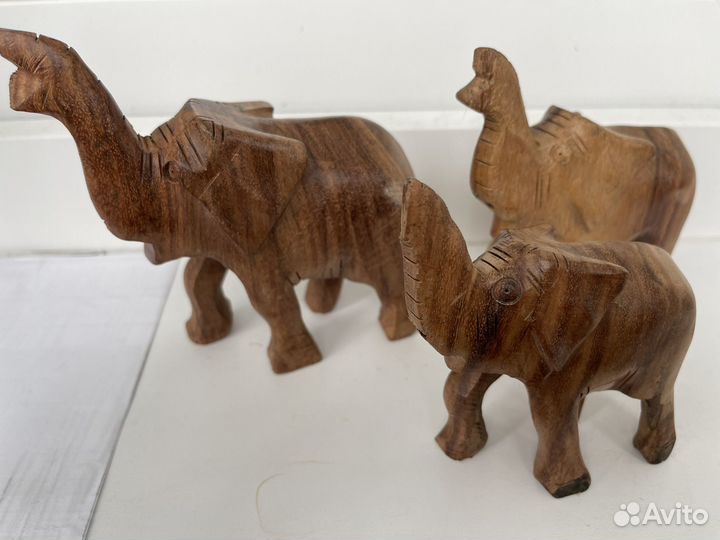 Фигурки Слоны, Жирафы, Попугай