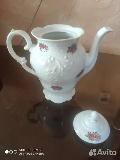 Чайник большой,фарфоровый -заварочник СССР