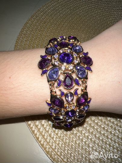 Браслет Бижутерия женский и две броши