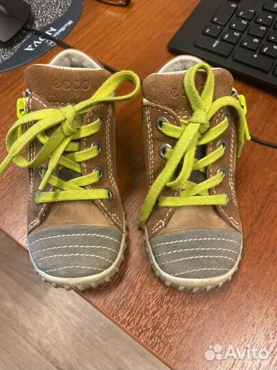 Ботинки ecco для мальчика 21 размер