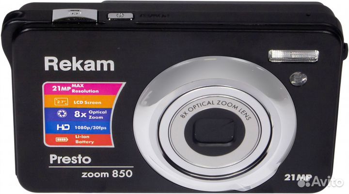 Фотоаппарат Rekam Presto zoom 850 bl черный 21Mpix 2.7