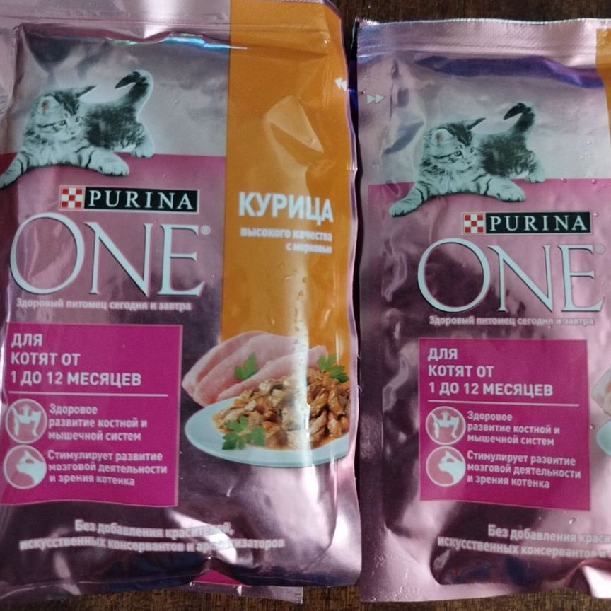 Влажный корм для кошек purina one