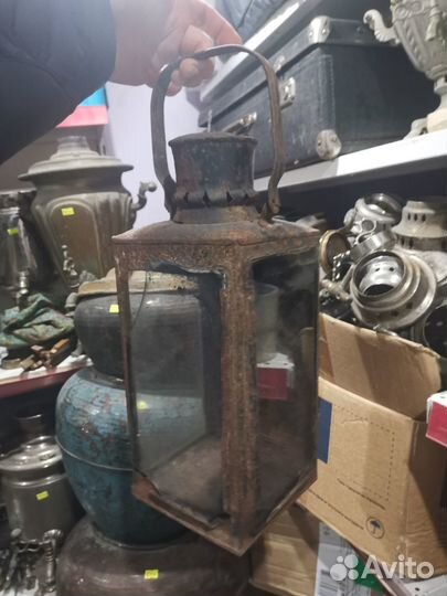 Старинный Керосиновый Фонарь подвесная лампа