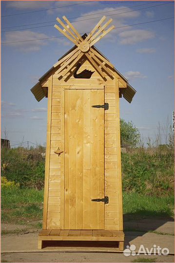 Дачный туалет с декором и установкой FXO
