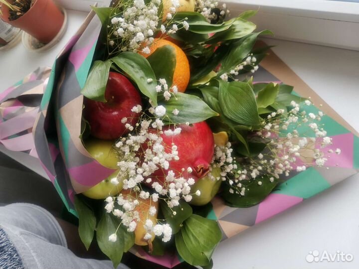 Букеты из фруктов и овощей