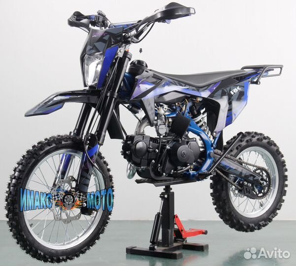 Питбайк Racer TRX125E синий
