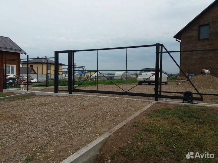 Откатные ворота под ключ