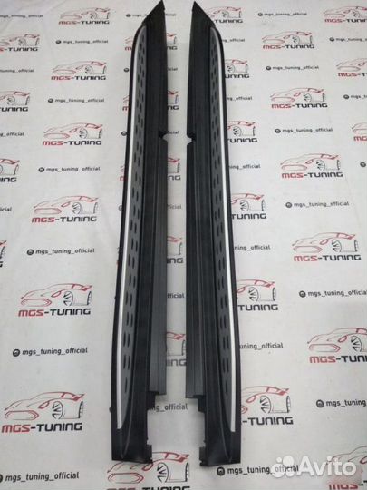 Пороги на Mercedes Benz GLS X166 с 2015 + года