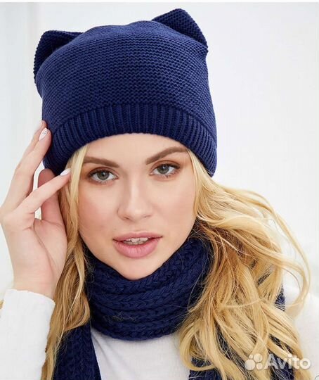 Шапка зимняя женская