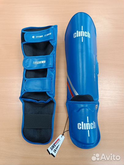 Защита голени и стопы Clinch синяя (размер S взрос