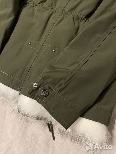 Парка с натуральным мехом