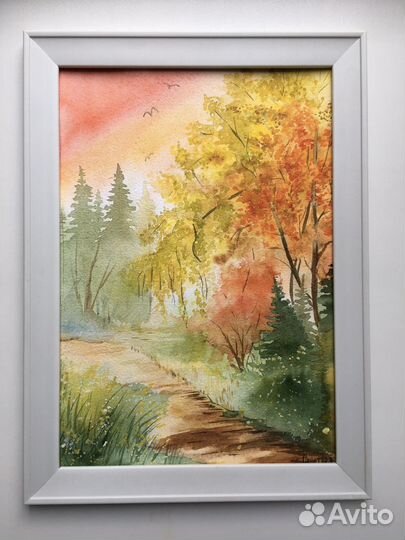 Картины акварелью: Дыхание осени, Краски Осени