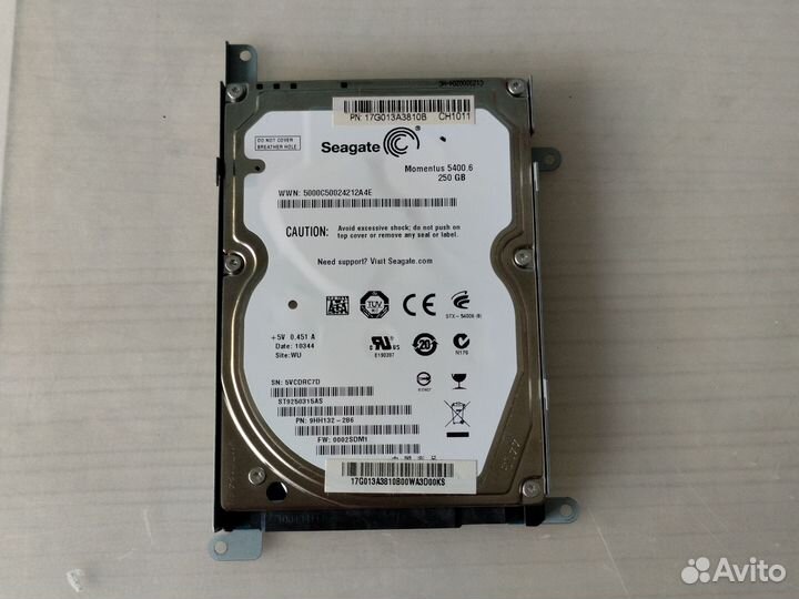 Жёсткий диск Seagate 250gb