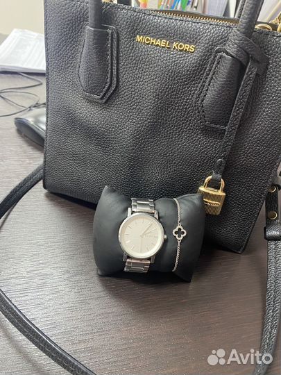 Сумка michael kors mercer + часы dkny