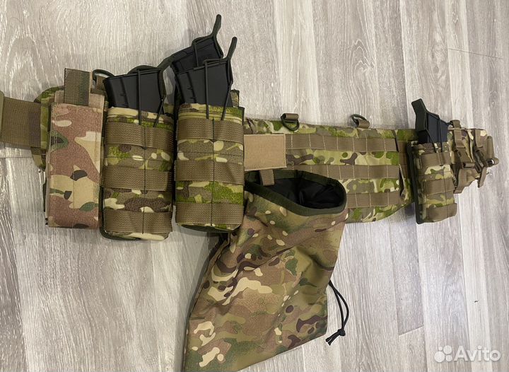 Пляс тактический оазгрузочный варбелт мультикам