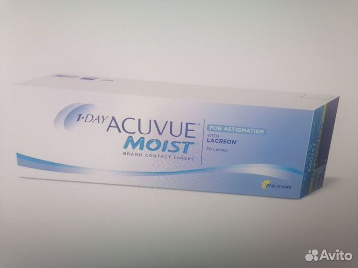 Линзы контактные астигматизм 1-day Acuvue -5,75