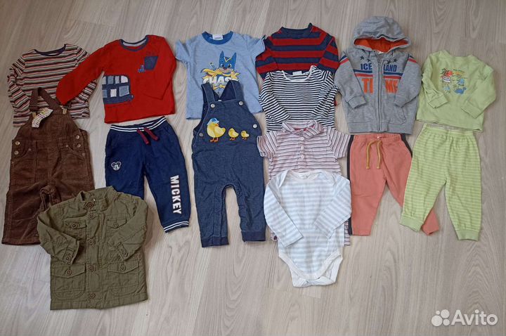 Вещи пакетом для мальчика 74/80