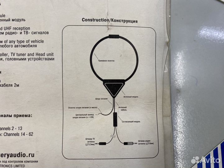 Антенна тв/радио