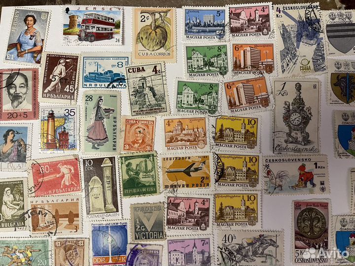 Стариные марки коллекция. Лот 2