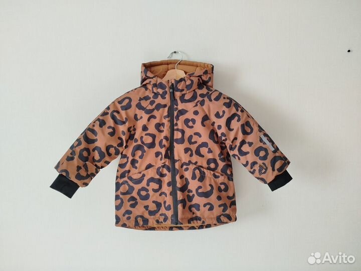Куртка zara 104 леопард