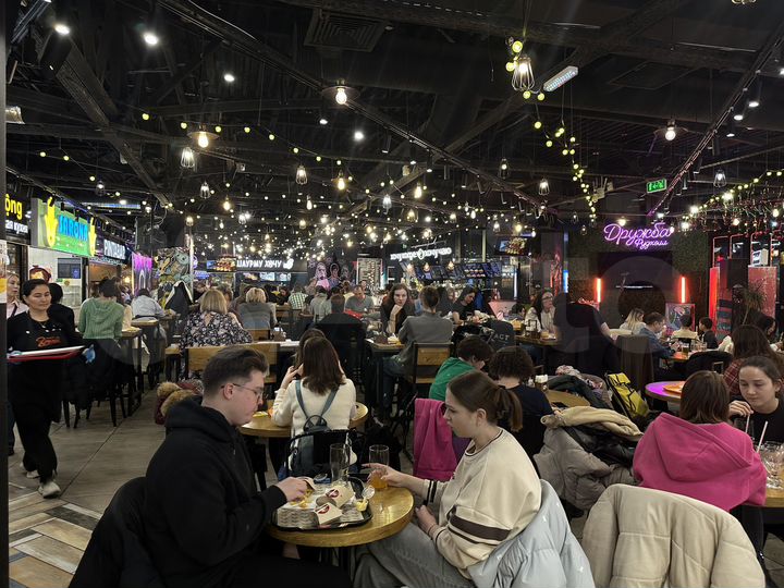 Площадь под островок, 8 м² при входе на Фудхолл