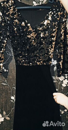 Вечернее платье в пол 46- 48 размер