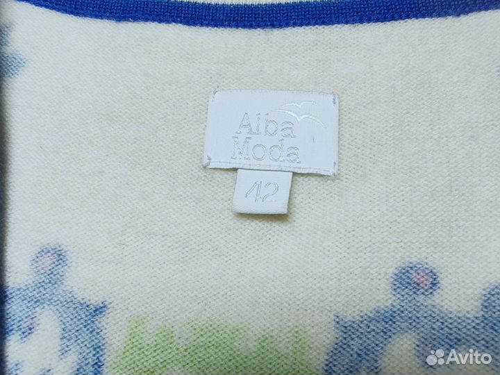 Alba moda свитер из 100% шерсти мериноса