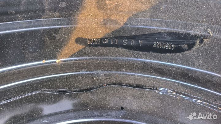 Диск KFZ 8995 черный 15 6.0j 5x100 ET36.5 DIA57.1