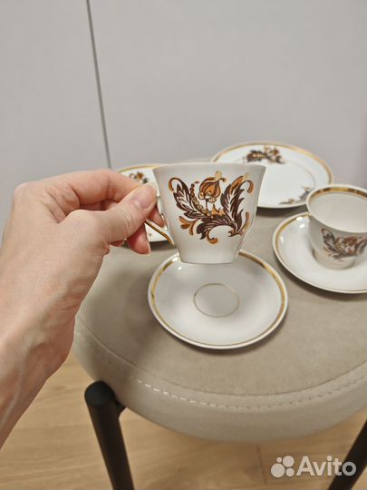 Чайный /кофейный набор СССР Рига