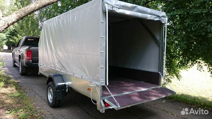 Прицеп сст 7132-09-Ш (Тент и Дуги 1.53 Скос)