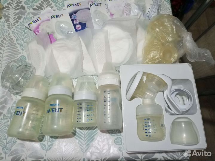 Молокоотсос avent ручной,бутылочки