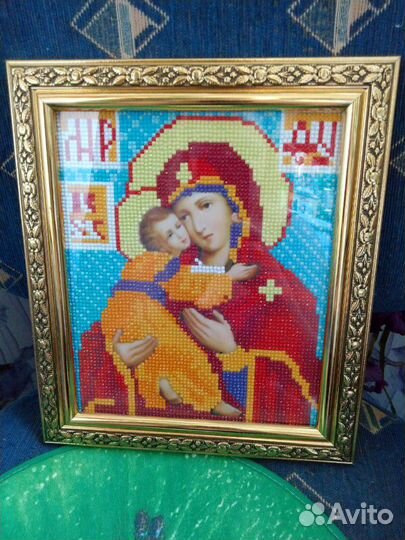 Икона из алмазной мозайки