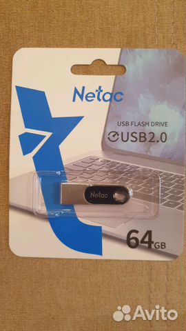 Usb флешка 64 гб Netac Новая