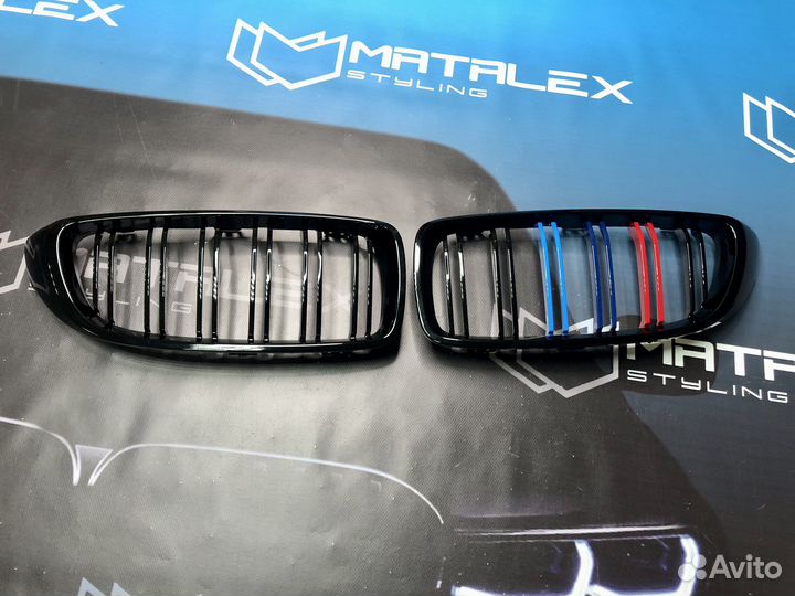 Решетка радиатора BMW F32/F33/F36 М, триколор