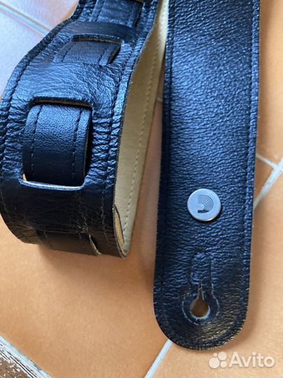 Ремень гитары кожаный D'addario