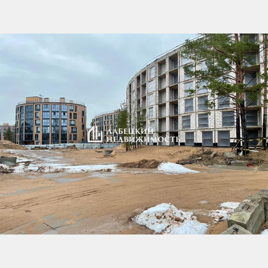 1-к. апартаменты, 48,3 м², 1/6 эт.