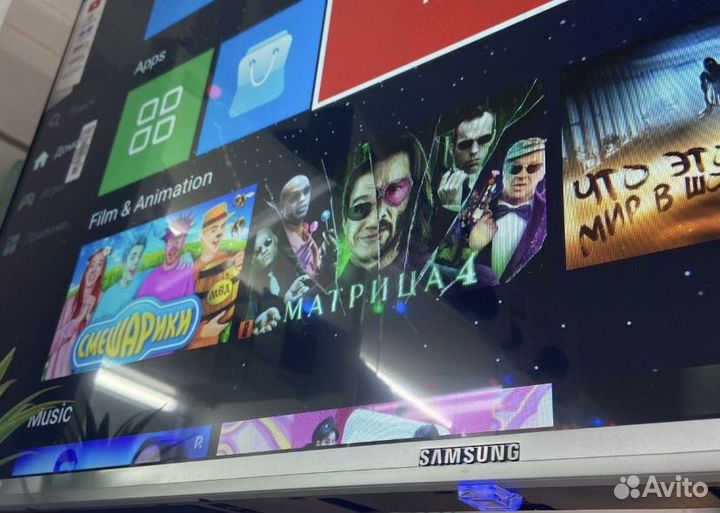 Телевизор beco HD 45” Smart TV (рассрочка, новый)