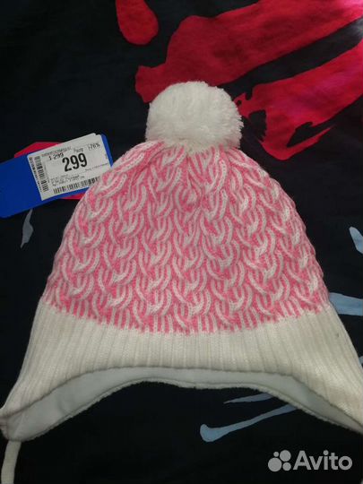 Шапка для девочки новая 50 52
