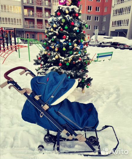 Забронированы до 10. 11. Санки коляска nika