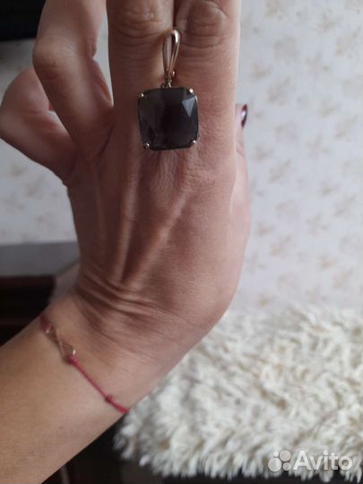 Серьги под золото